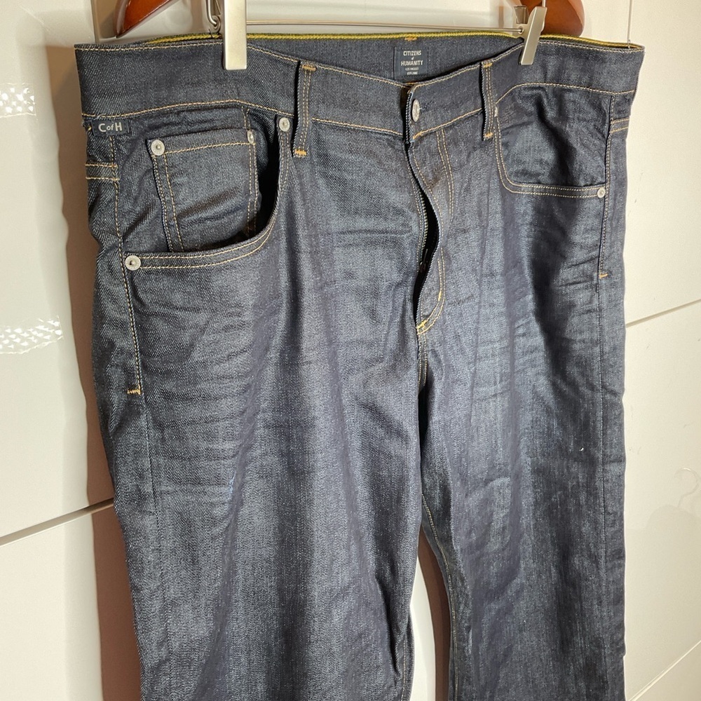Citizens of Humanity Perfect Casual Straight Sz 40 blue denim boot cut 45170 - Picture 5 of 13